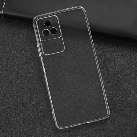 Xiaomi Poco F4 Uyumlu Kılıf Kamera Korumalı Süper Silikon Kapak