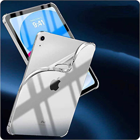 Apple iPad Air 10.9 2020 (4.Nesil) Uyumlu Tablet Kılıfı Anti Shock Silikon Kapak
