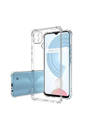 Realme C21Y Uyumlu Kılıf 2mm Anti Shock Silikon