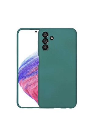 Samsung Galaxy A04S Uyumlu Kılıf Mara Lansman Kapak Koyu Yeşil