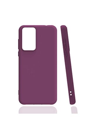 Xiaomi Mi 12T Pro Uyumlu Kılıf Biye Silikon Mor