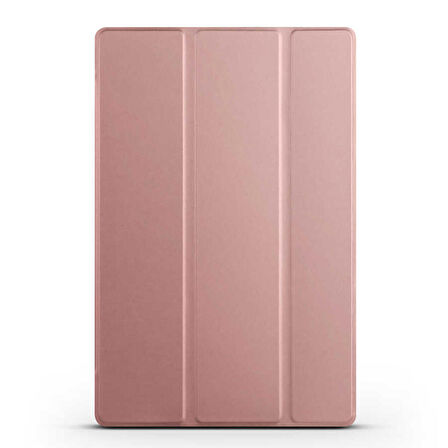 Xiaomi Redmi Pad Uyumlu Tablet Kılıfı Smart Cover Standlı Akıllı Kılıf Rose Gold