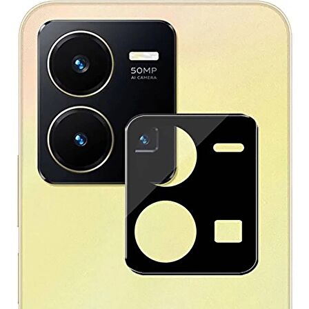 Vivo Y22S Uyumlu 3D Kamera Camı