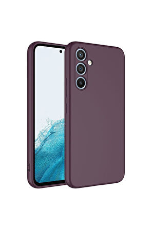 Samsung Galaxy A34 Uyumlu Kılıf Mara Lansman Kapak Koyu Mor