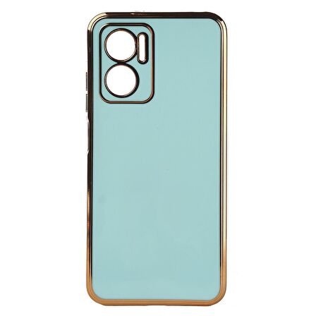 Xiaomi Redmi Note 11E Uyumlu Kılıf Bark Kapak Mavi Açık