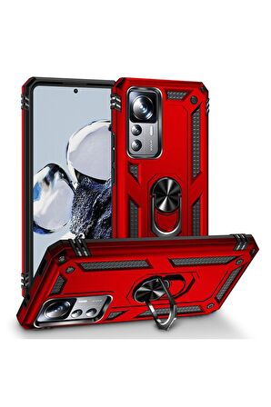 Xiaomi Mi 12T Uyumlu Kılıf Vega Kapak Kırmızı