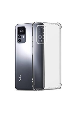 Xiaomi Mi 12T Uyumlu Kılıf Kamera Korumalı Nitro Anti Shock Silikon