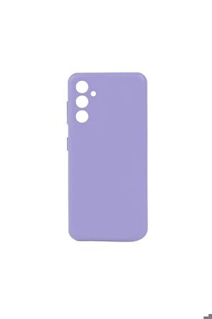 Samsung Galaxy A54 Uyumlu Kılıf Biye Silikon Lila