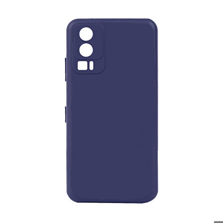 General Mobile 23 Uyumlu Kılıf Biye Silikon Lacivert