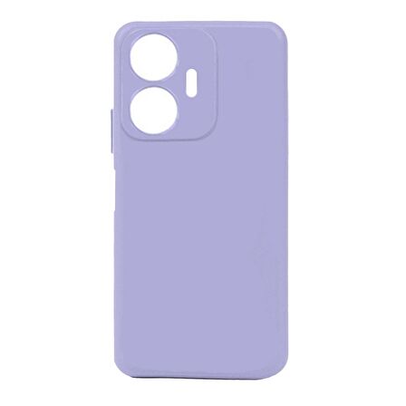 Realme C55 Uyumlu Kılıf Biye Silikon Lila