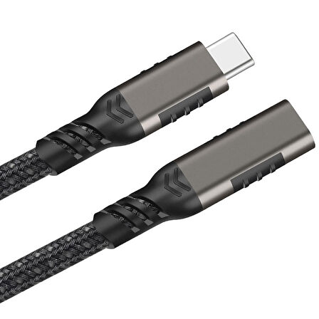 Extension USB3.2 Type-C PD Uzatma Kablosu 100W 20Gbps 4K@60Hz 2 Metre