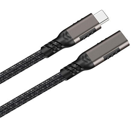 Extension USB3.2 Type-C PD Uzatma Kablosu 100W 20Gbps 4K@60Hz 2 Metre