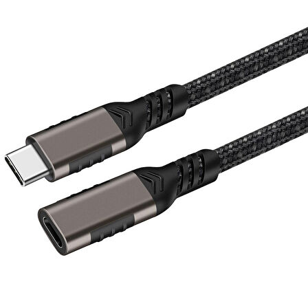 Extension USB3.2 Type-C PD Uzatma Kablosu 100W 20Gbps 4K@60Hz 2 Metre