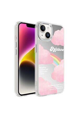 Apple iPhone 13 Uyumlu Kılıf Airbagli Parlak Tasarımlı Mimbo Kapak NO6