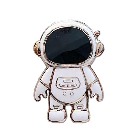 Space Astronot Figürlü Cep Telefonu Standı Beyaz