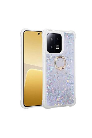 Xiaomi Mi 13 Uyumlu Kılıf Milce Kapak Gümüş