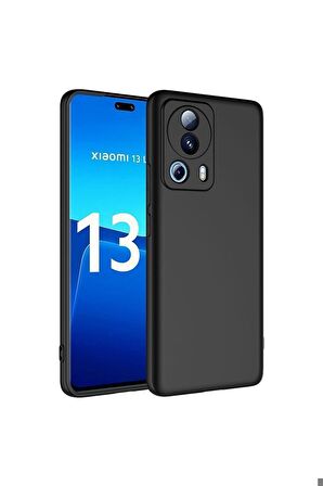 Xiaomi Mi 13 Lite Uyumlu Kılıf Mara Lansman Kapak Siyah