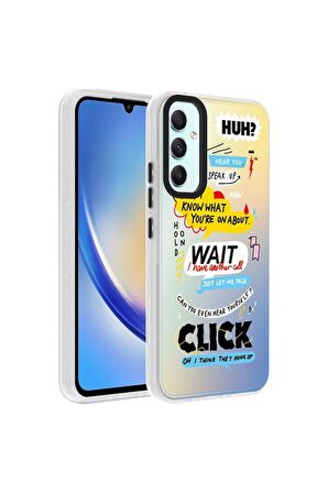 Samsung Galaxy A24 Uyumlu Kılıf Desenli Dragon Sert Kapak Kelimeler