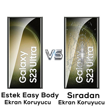 Samsung Galaxy S22 Ultra Uyumlu Hizalama Aparatlı Estek Easy Body Ekran Koruyucu