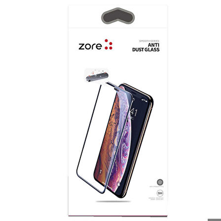 Apple iPhone 15 Pro Uyumlu Ahize Toz Önleyici Anti-Dust Temperli Ekran Koruyucu