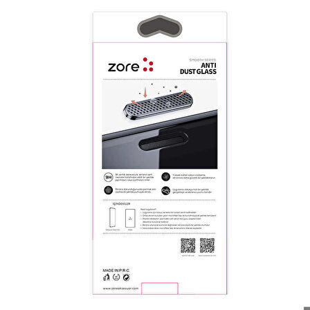 Apple iPhone 15 Pro Uyumlu Ahize Toz Önleyici Anti-Dust Temperli Ekran Koruyucu