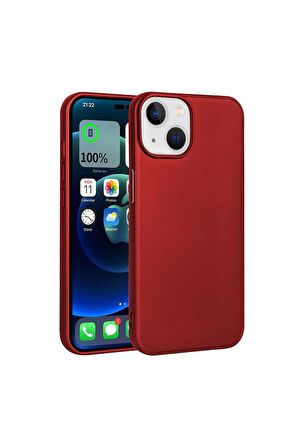 Apple iPhone 15 Uyumlu Kılıf Premier Silikon Kapak Kırmızı