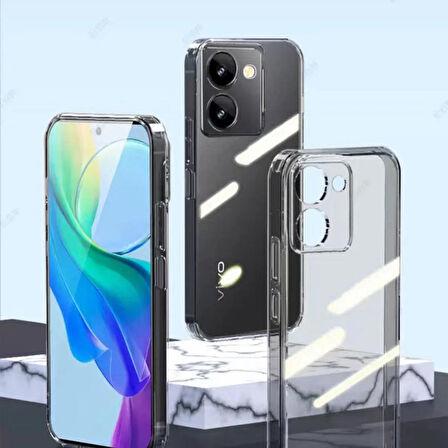 Vivo Y36 4G Uyumlu Kılıf Süper Silikon Kapak