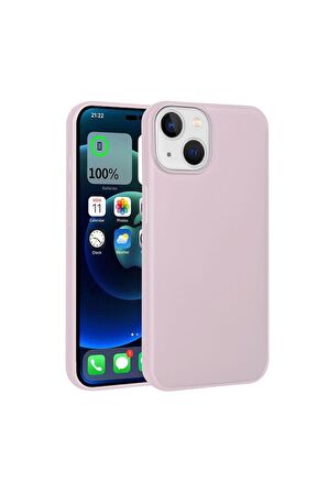 Apple iPhone 15 Plus Uyumlu Kılıf Premier Silikon Kapak Rose Gold