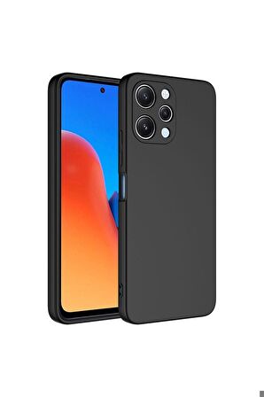 Xiaomi Redmi 12 Uyumlu Kılıf Mara Lansman Kapak Siyah