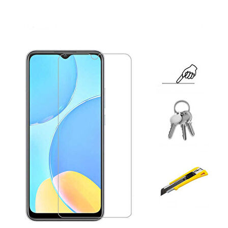 Realme C53 Uyumlu Maxi Glass Temperli Cam Ekran Koruyucu