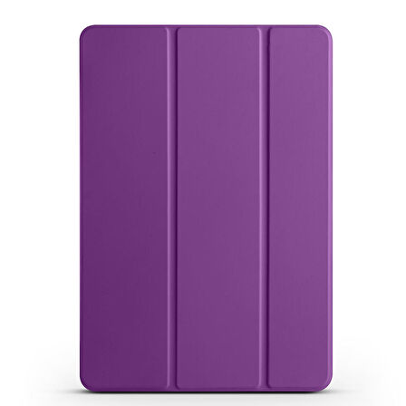 Xiaomi Pad 6 Uyumlu Tablet Kılıfı Smart Cover Standlı Akıllı Kılıf Mor