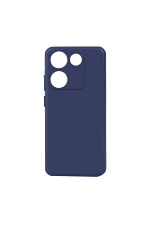 Tecno Camon 20 Uyumlu Kılıf Biye Silikon Lacivert