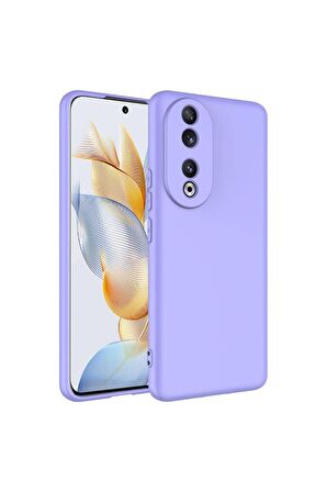 Huawei Honor 90 Uyumlu Kılıf Mara Lansman Kapak Lila