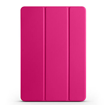 Huawei Honor Pad X8 Pro 11.5 inç Uyumlu Tablet Kılıfı Smart Cover Standlı Kılıf Pembe
