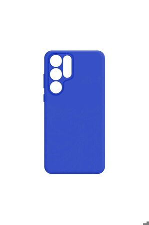Samsung Galaxy S24 Ultra Uyumlu Kılıf Biye Silikon Mavi