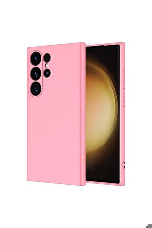 Samsung Galaxy S24 Ultra Uyumlu Kılıf Mara Lansman Kapak Pembe