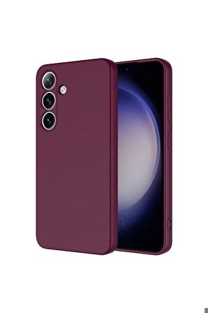 Samsung Galaxy S24 Plus Uyumlu Kılıf Mara Lansman Kapak Koyu Mor
