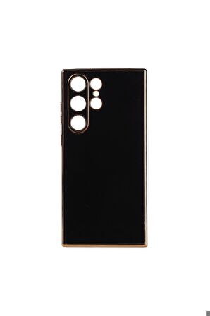 Samsung Galaxy S23 Ultra Uyumlu Kılıf Bark Kapak Siyah
