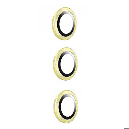 Samsung Galaxy S24 Uyumlu Kamera Lens Koruyucu Cam Filmi Sarı