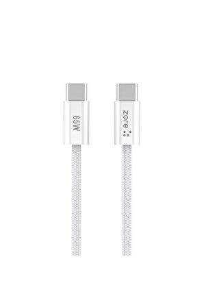 Vol Serisi Type-C to Type-C PD Şarj ve Data Kablosu 65W 3A 1 Metre