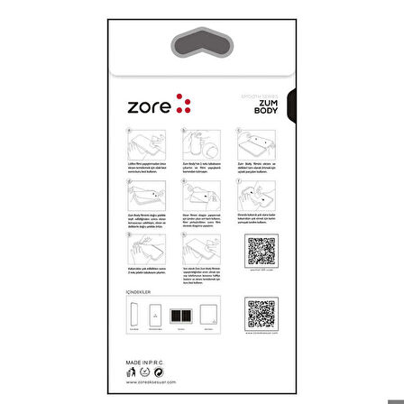 Apple iPhone 15 Pro Uyumlu Mat Zum Body Arka Koruyucu