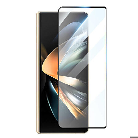 Samsung Galaxy Z Fold 4 Uyumlu Etnaa Cam Ekran Koruyucu Siyah