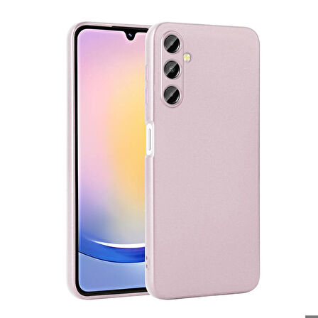 Samsung Galaxy A25 Uyumlu Kılıf Premier Silikon Kapak Rose Gold