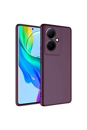 Vivo V29 Lite 5G Uyumlu Kılıf Mara Lansman Kapak Koyu Mor