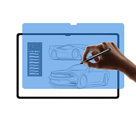 Samsung Galaxy Tab S9 Ultra SM-X910 Uyumlu Paper-Like Ekran Koruyucu