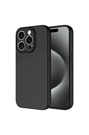 Apple iPhone 15 Pro Uyumlu Kılıf Mara Lansman Kapak Siyah