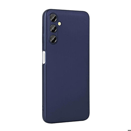 Samsung Galaxy A35 Uyumlu Kılıf Premier Silikon Kapak Saks Mavi