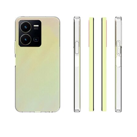 Vivo Y35 Uyumlu Kılıf Süper Silikon Kapak