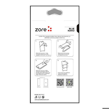 Asus Zenfone 4 Max ZC554KL Uyumlu Blue Nano Ekran Koruyucu