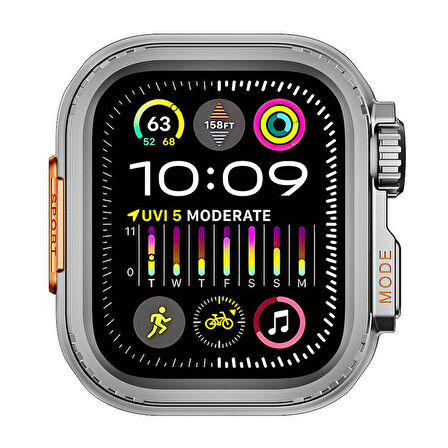 Apple Watch 7 45mm to Apple Watch Ultra 49mm Uyumlu Kasa Dönüştürücü Zore Watch Gard 33